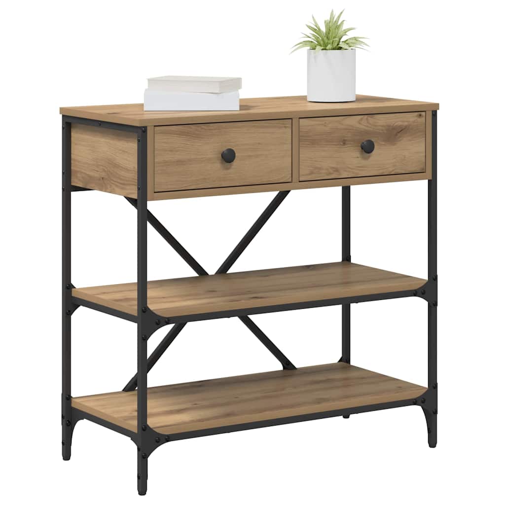 Konsollbord Brun 75 x 34,5 x 75 cm tre
