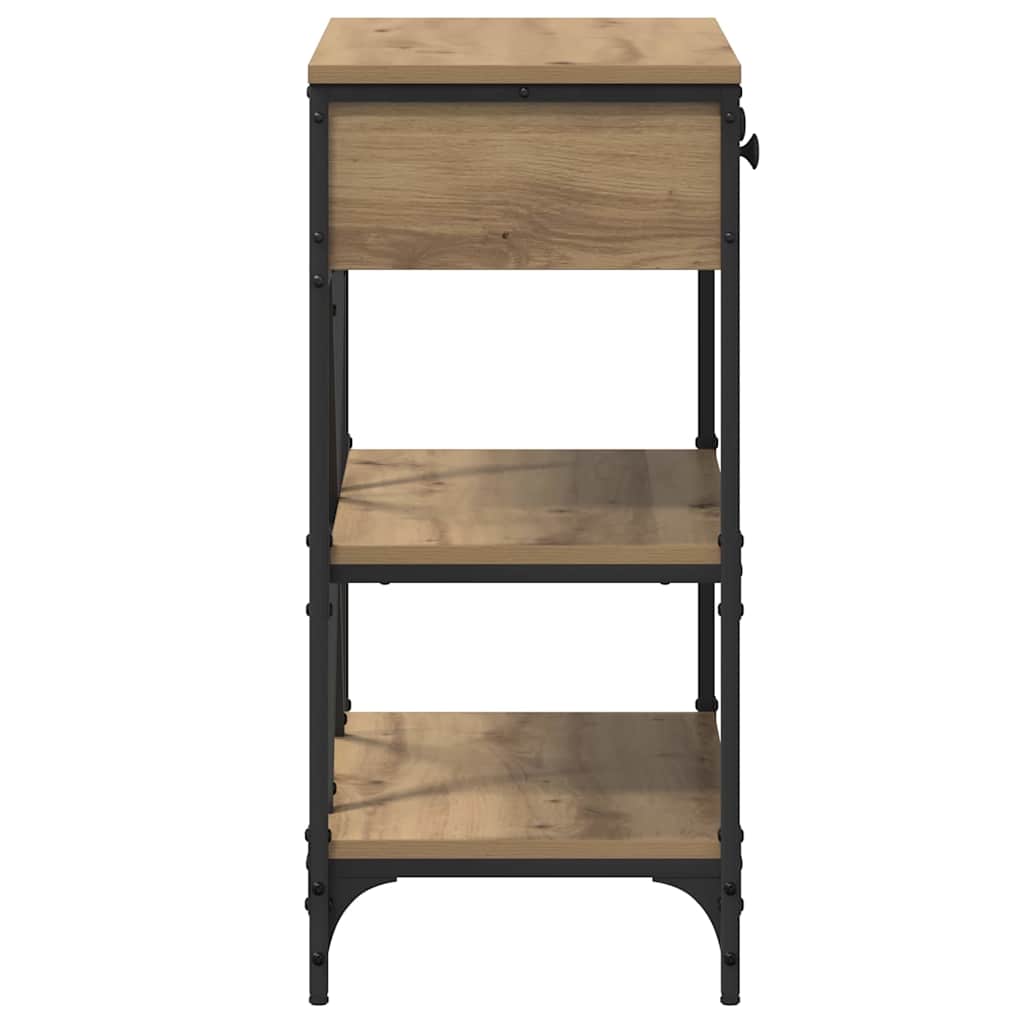 Konsollbord Brun 75 x 34,5 x 75 cm tre