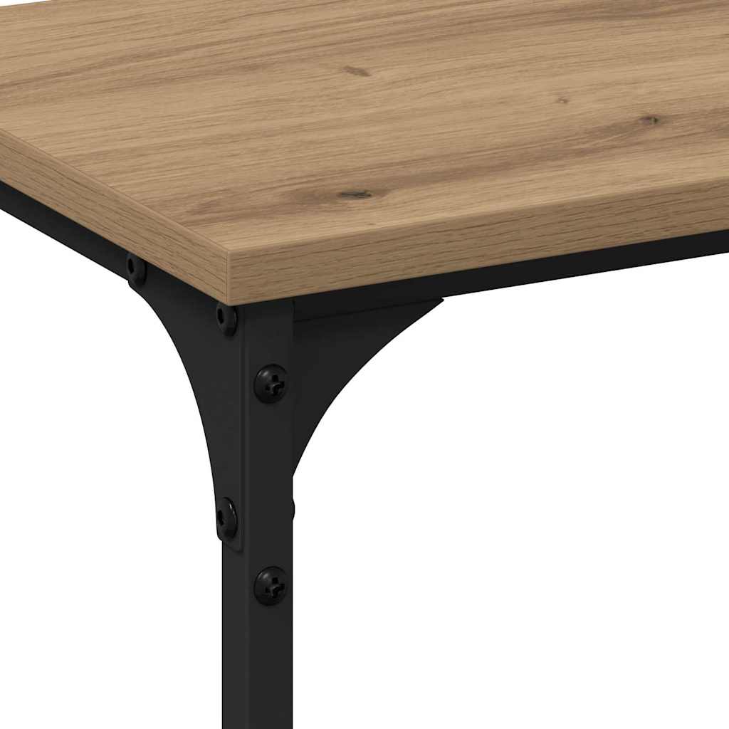 Konsollbord artisan eik 200 x 29 x 75 cm Ingeniørtre og metall