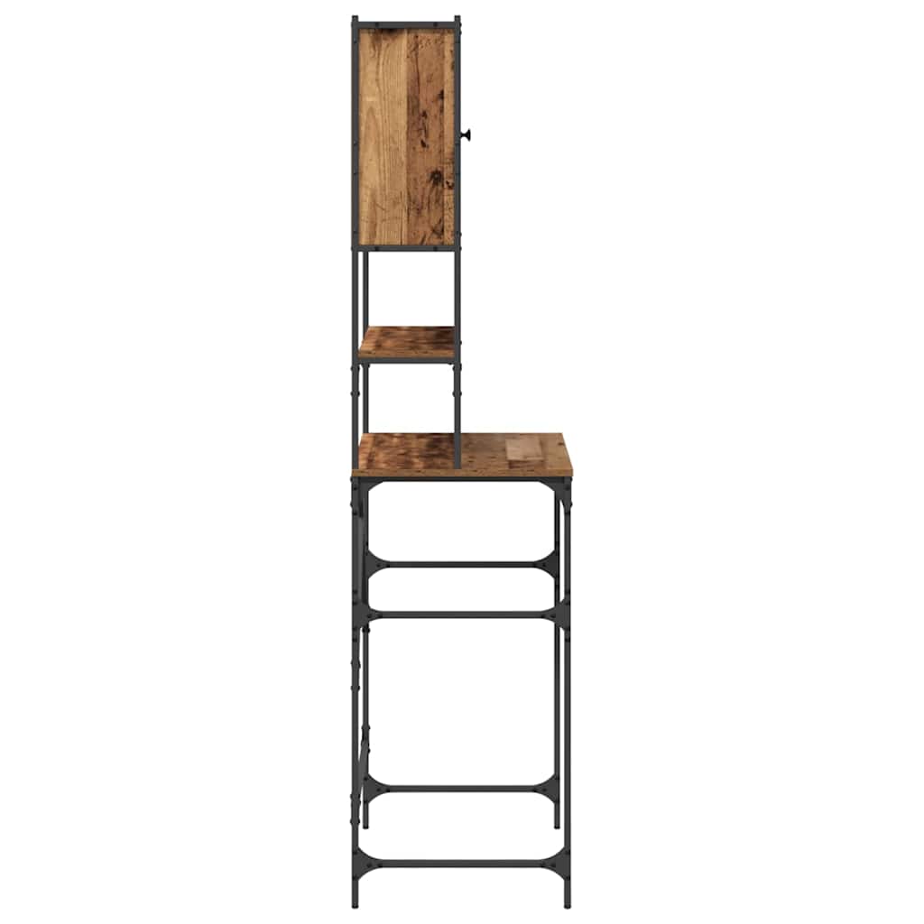Vaskemaskinskap Gammelt tre 68 x 48,5 x 194 cm Konstruert tre