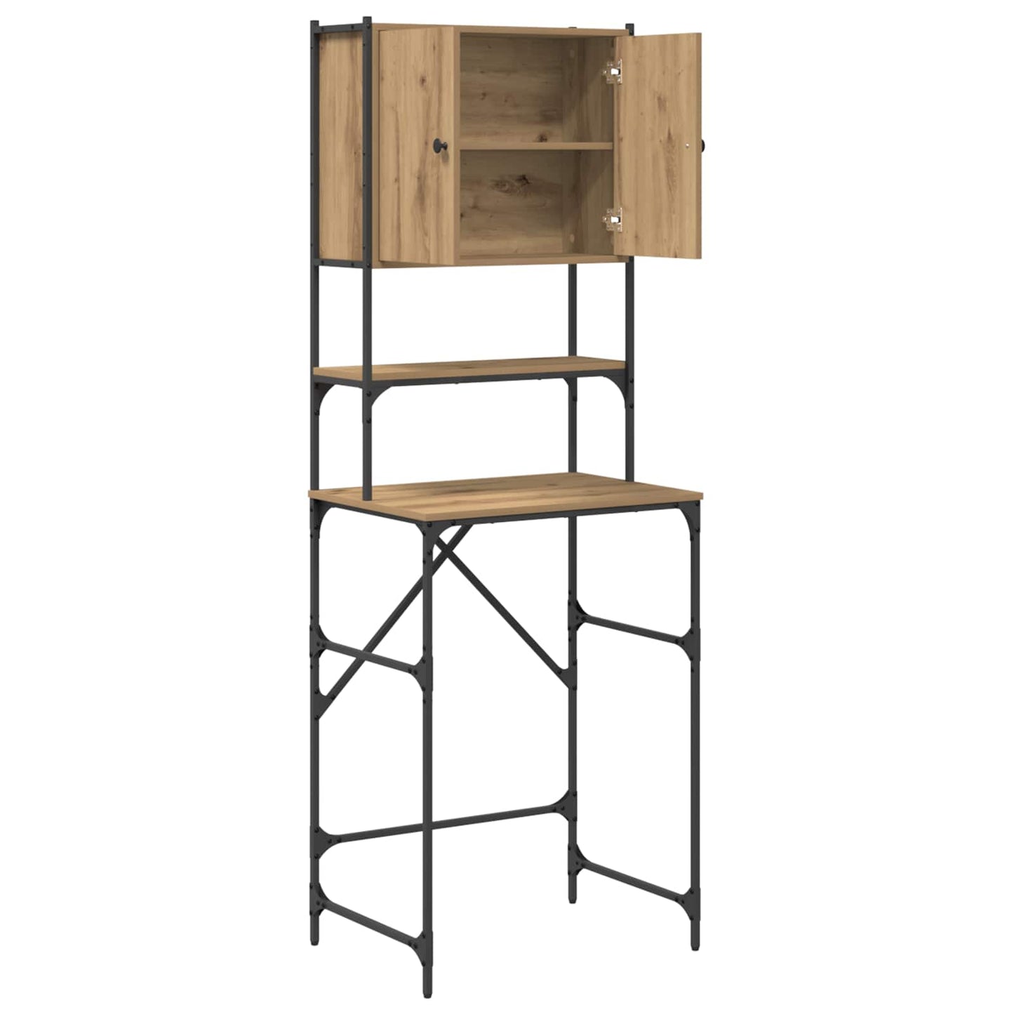 Vaskemaskinskap Artisan Eik 68 x 48,5 x 194 cm Konstruert tre