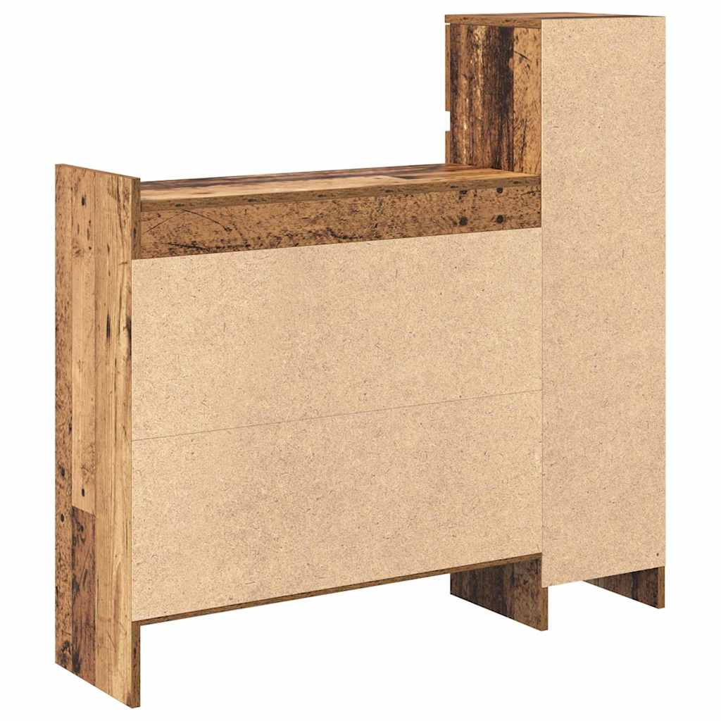 Sko Skap 100,5 x 28 x 100 cm Konstruert tre Gammelt tre