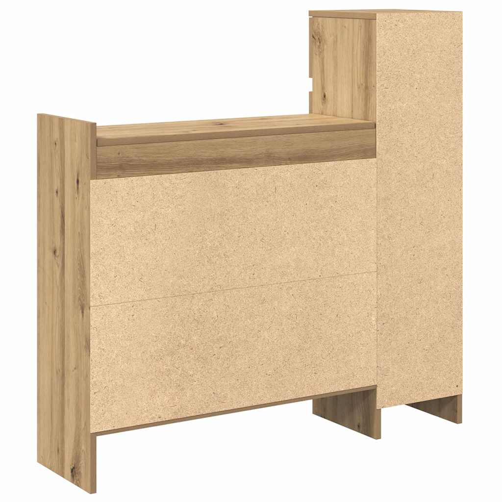 Sko Skap med dør Artisan Eik 100,5 x 28 x 100 cm Konstruert tre
