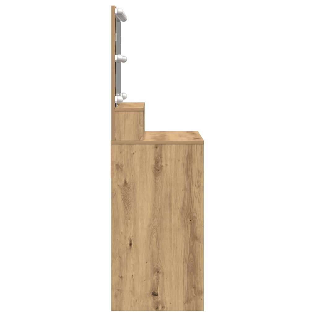 Sminkebord Artisan Eik 80 x 41 x 134,5 cm Konstruert tre