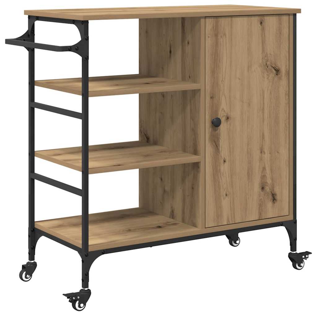 Kjøkkenvogn Artisan Eik 87,5 x 39 x 84,5 cm Konstruert tre