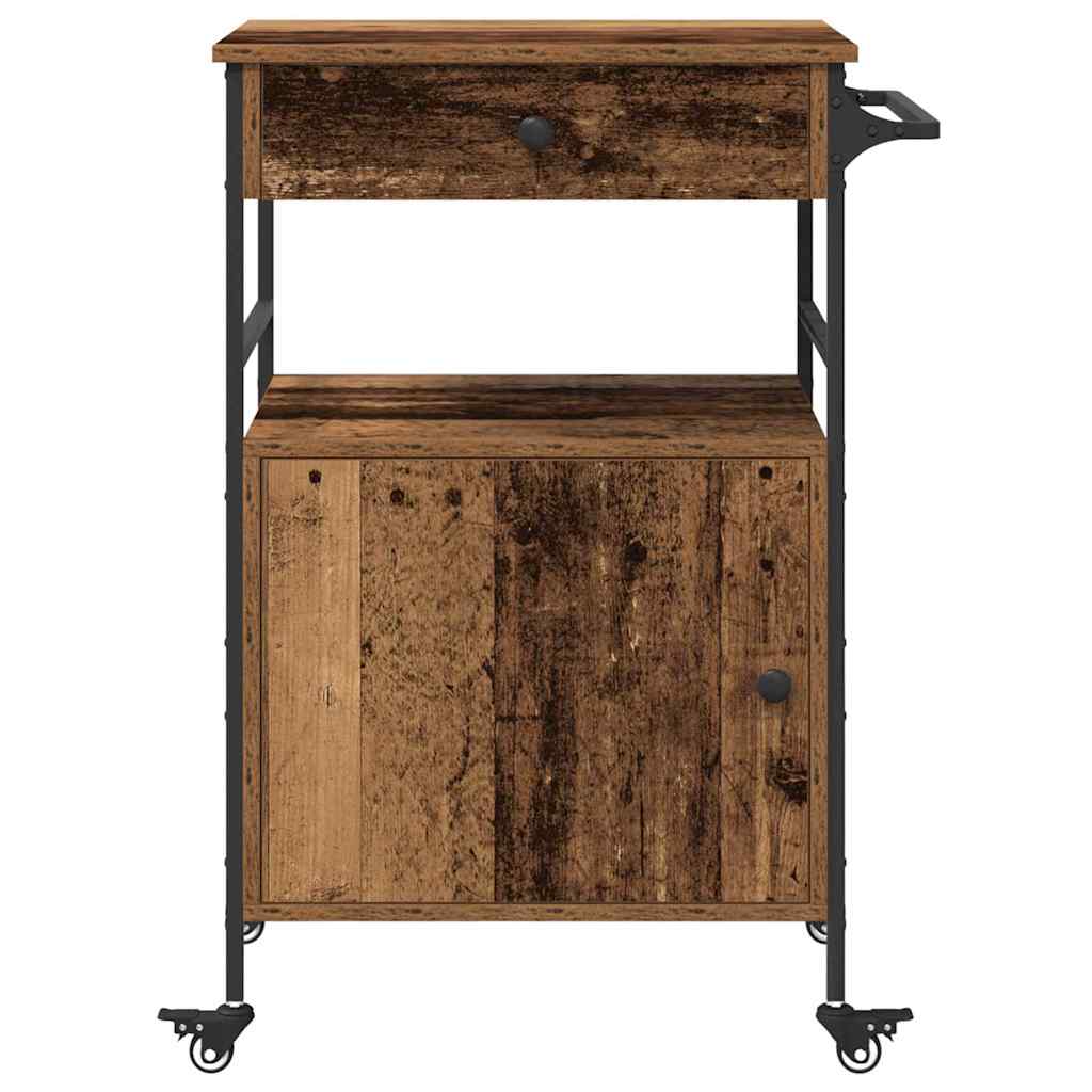 Kjøkkenvogn Gammelt tre 56 x 43 x 89,5 cm Konstruert tre