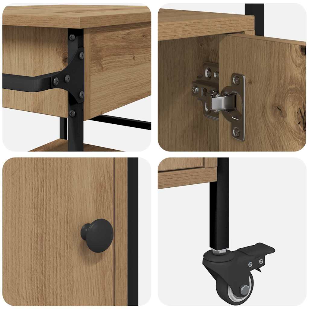 Kjøkkenvogn Artisan Eik 56 x 43 x 89,5 cm Konstruert tre