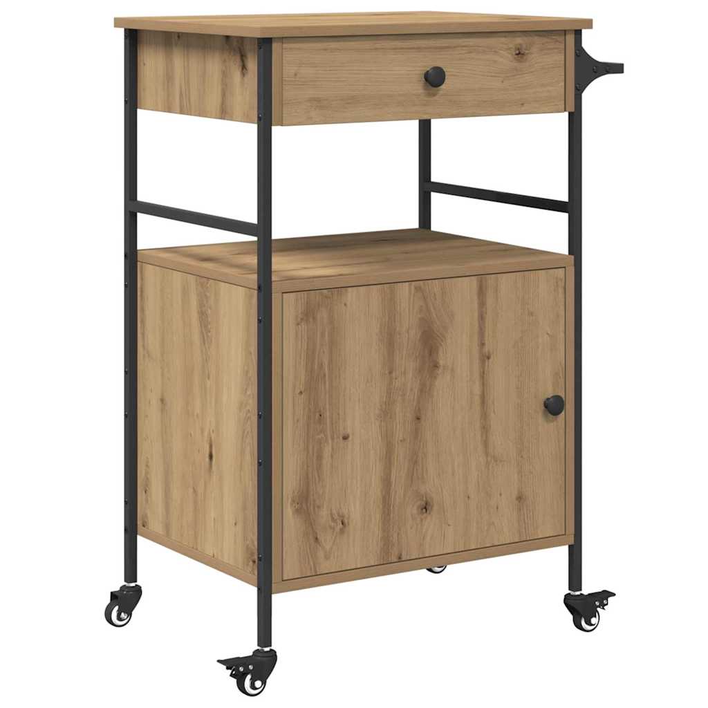 Kjøkkenvogn Artisan Eik 56 x 43 x 89,5 cm Konstruert tre