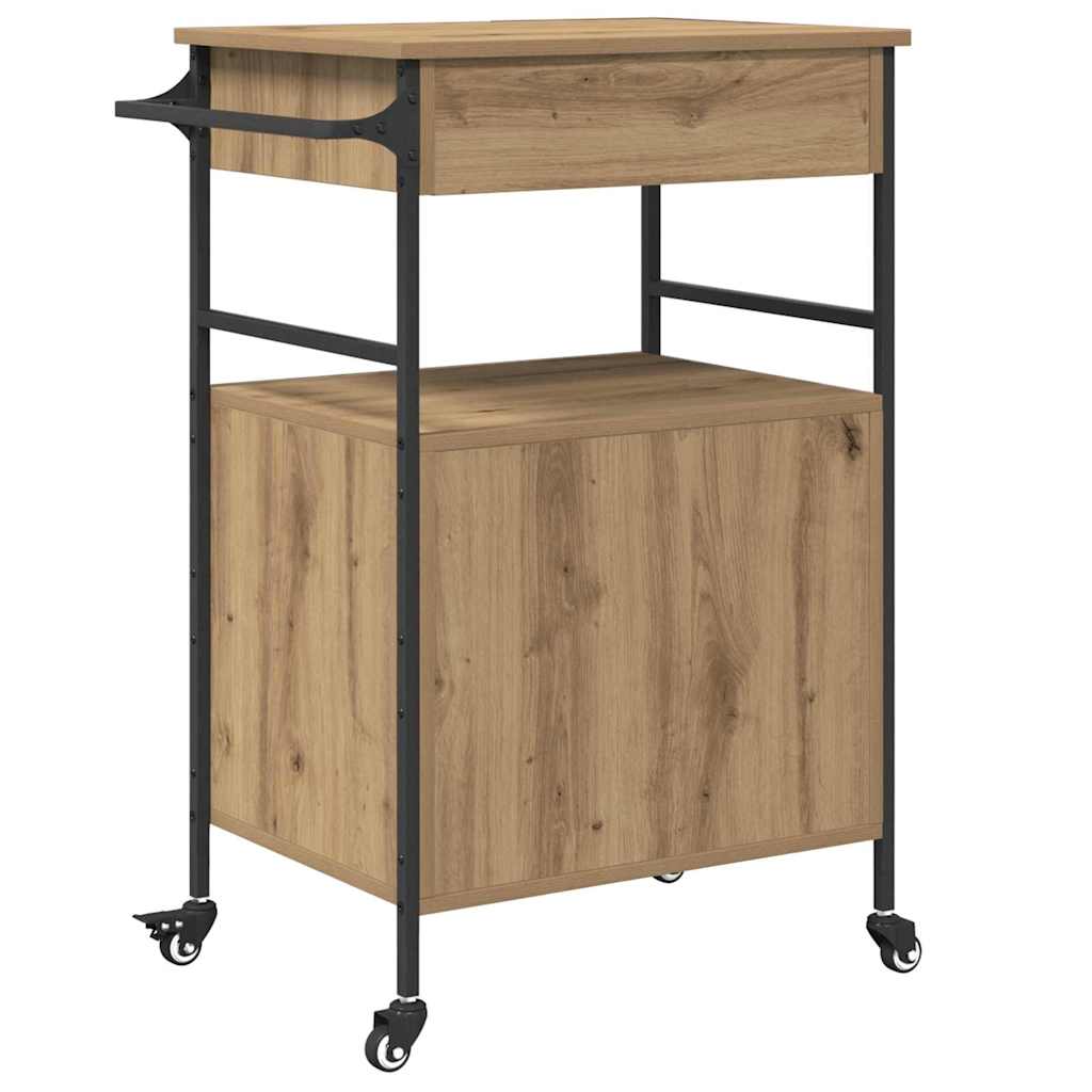 Kjøkkenvogn Artisan Eik 56 x 43 x 89,5 cm Konstruert tre