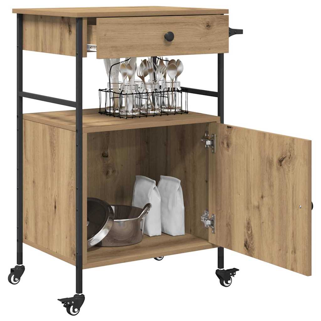 Kjøkkenvogn Artisan Eik 56 x 43 x 89,5 cm Konstruert tre