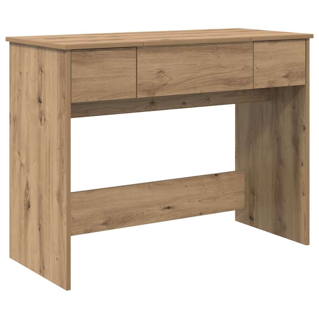 Kosmetikkbord med skuff med speil Artisan Eik 100 x 45 x 76 cm