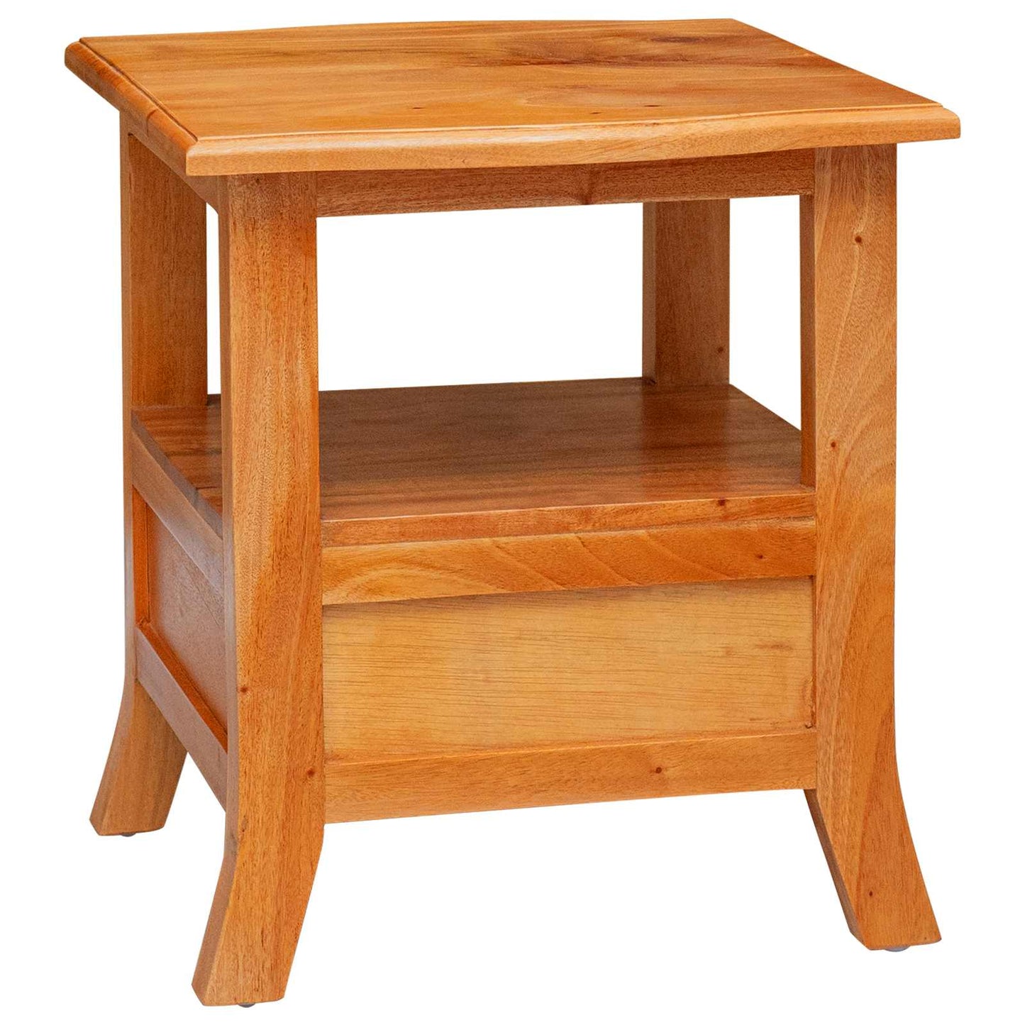 Nattbordskap Naturlig 40 x 40 x 45,5 cm Massiv Mahogni Tre