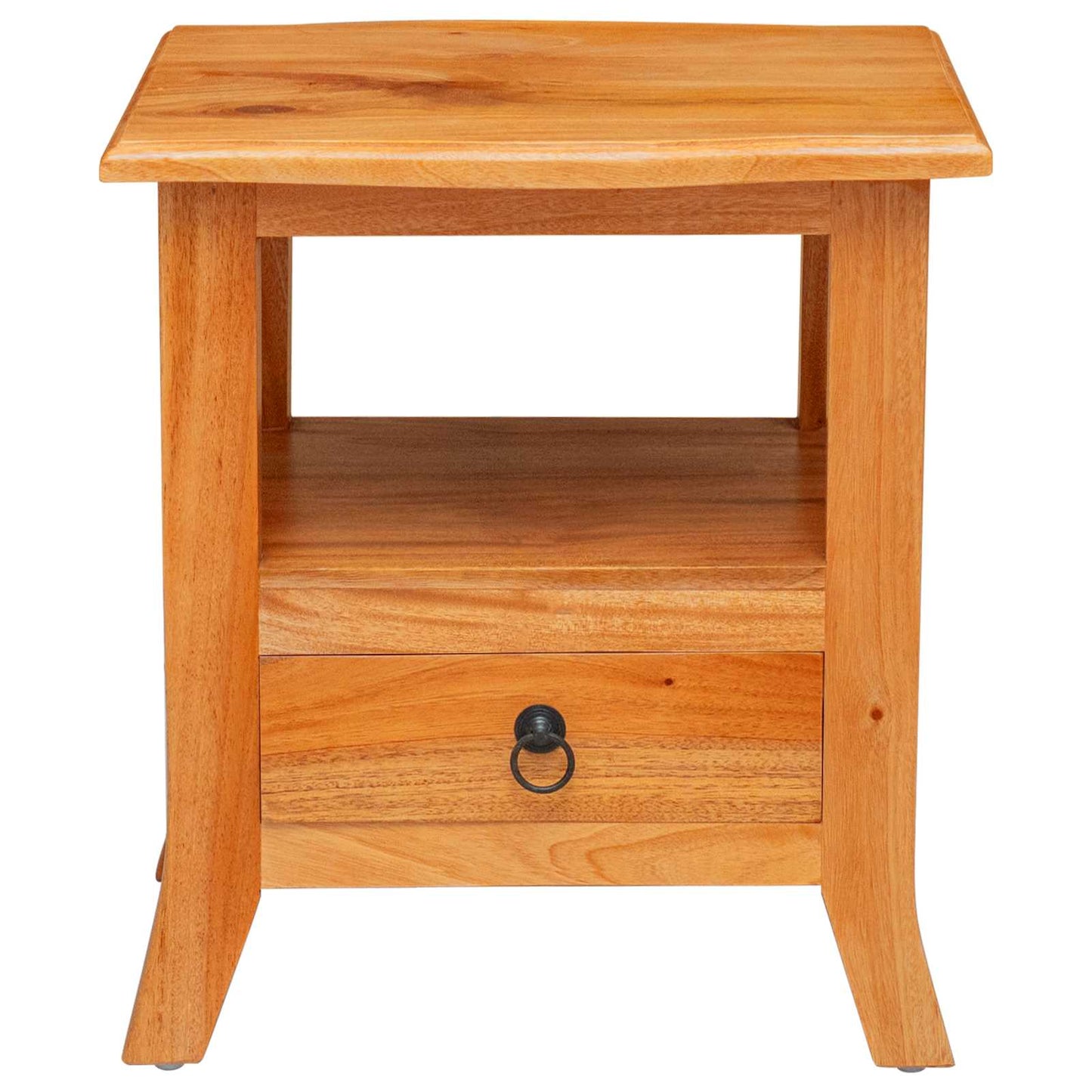 Nattbordskap Naturlig 40 x 40 x 45,5 cm Massiv Mahogni Tre