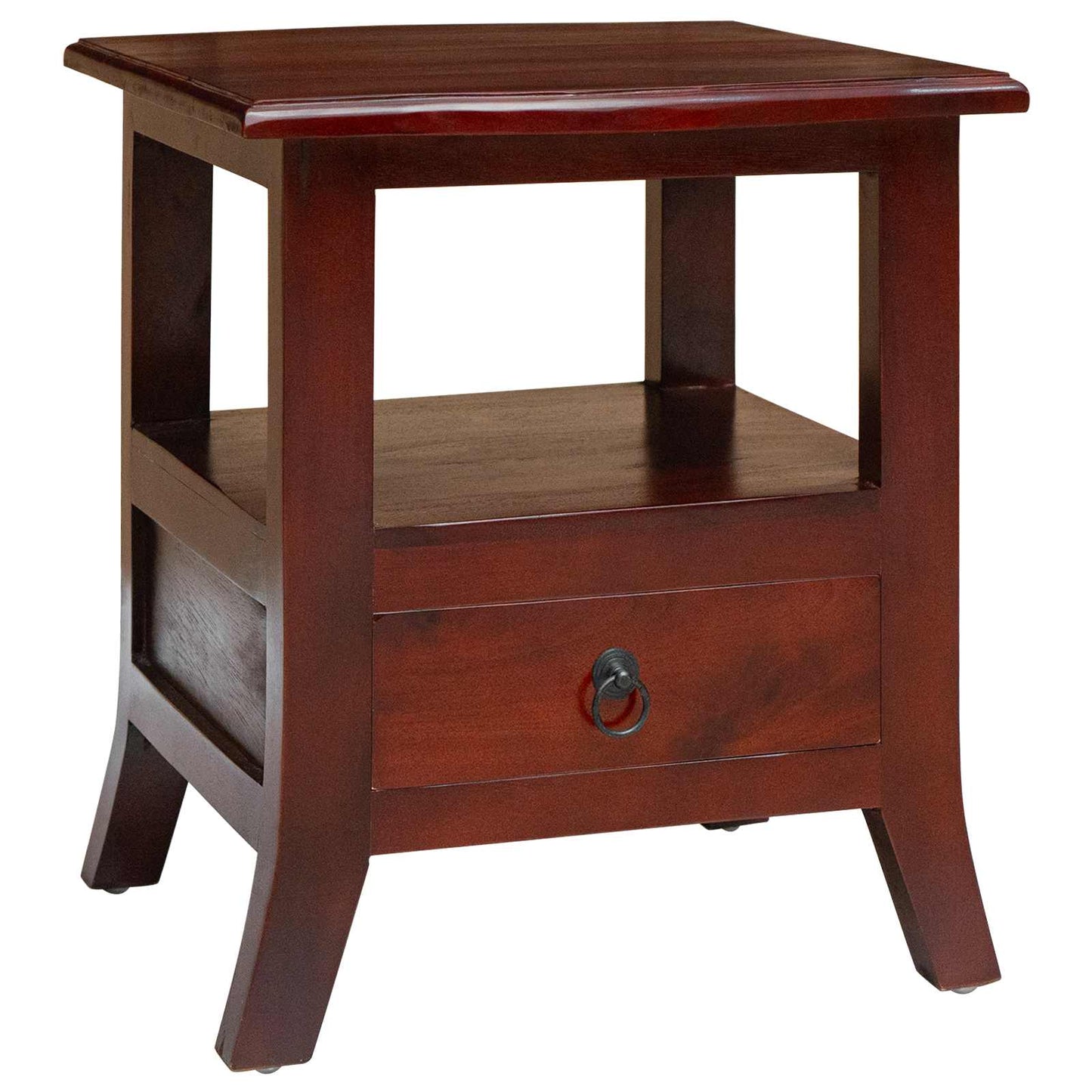 Nattbordskap Brun 40 x 40 x 45,5 cm Massiv Mahogni Tre