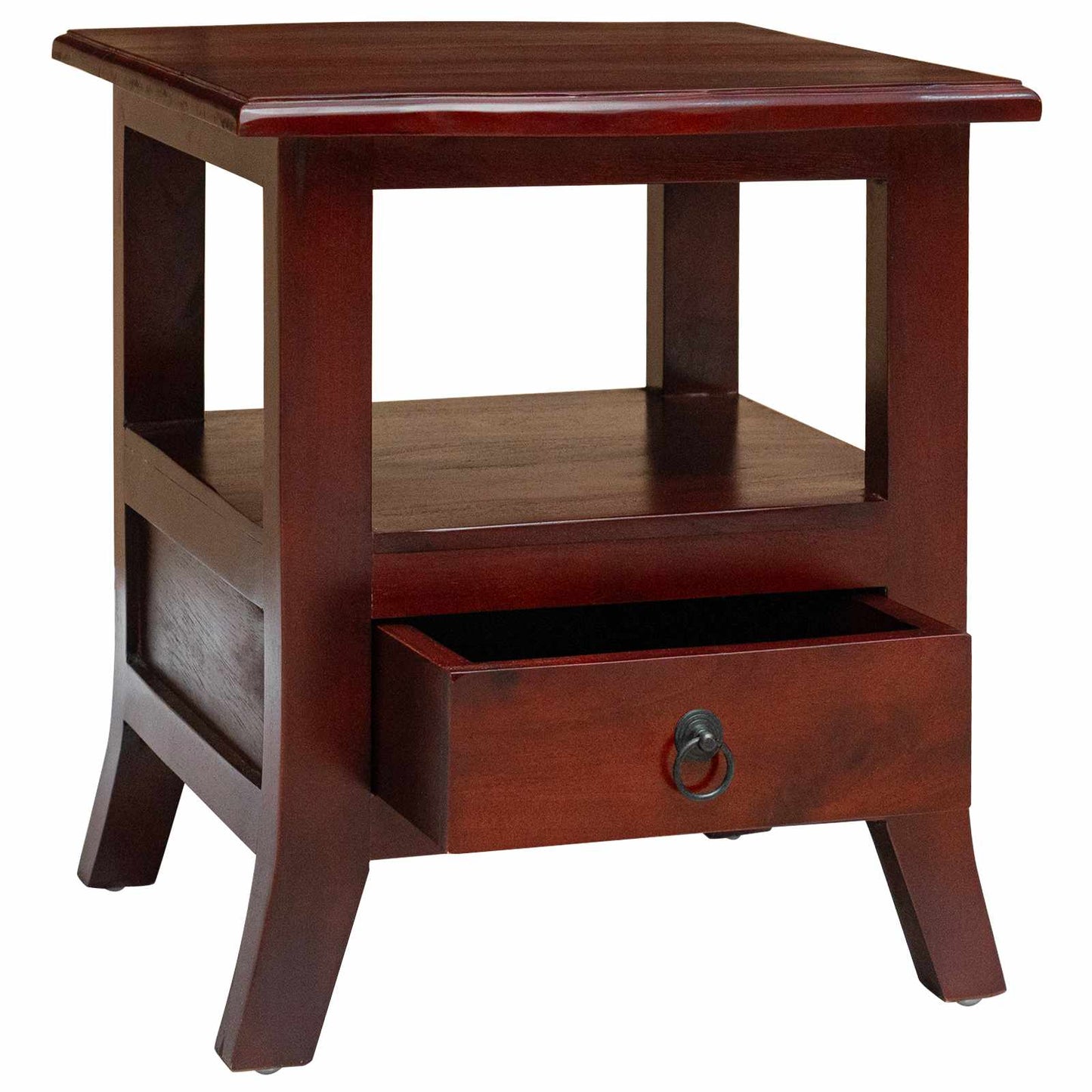 Nattbordskap Brun 40 x 40 x 45,5 cm Massiv Mahogni Tre