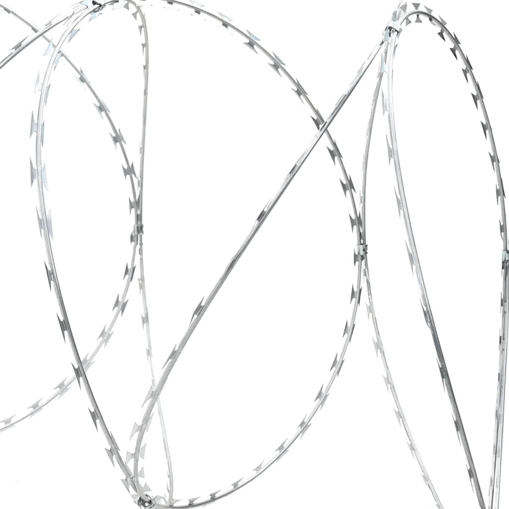 Razor Wire sølv 5000 x 1,9 cm Galvanisert stål