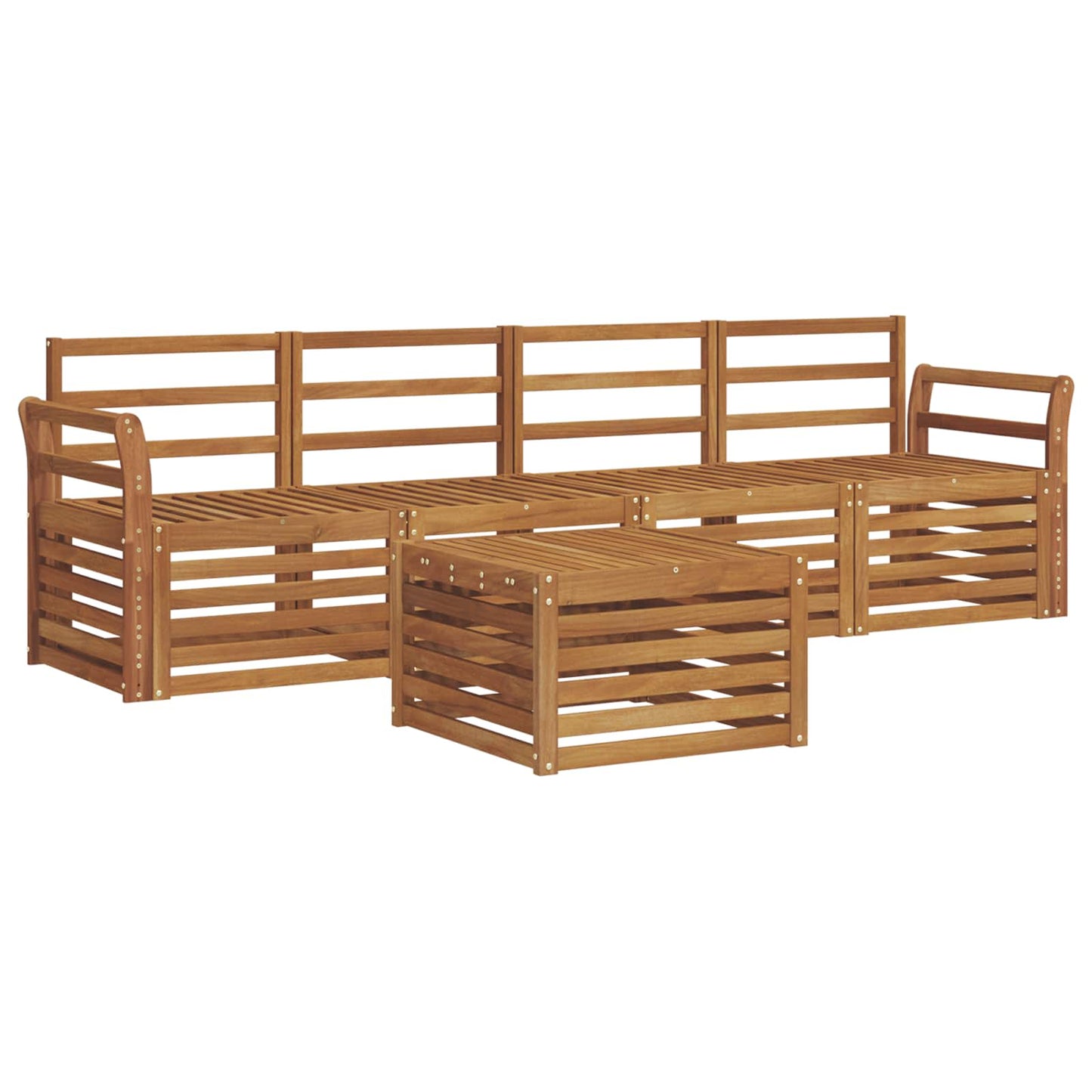 Sofasett Naturlig Solid akasietre
