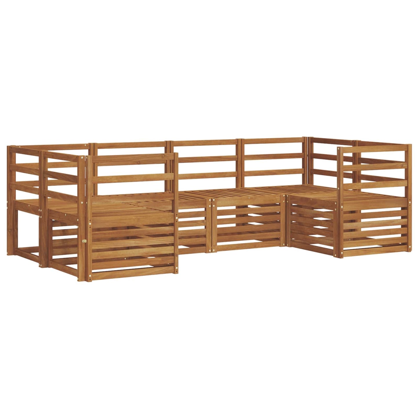 Seksjonssofa Sett 6 pcs Naturlig