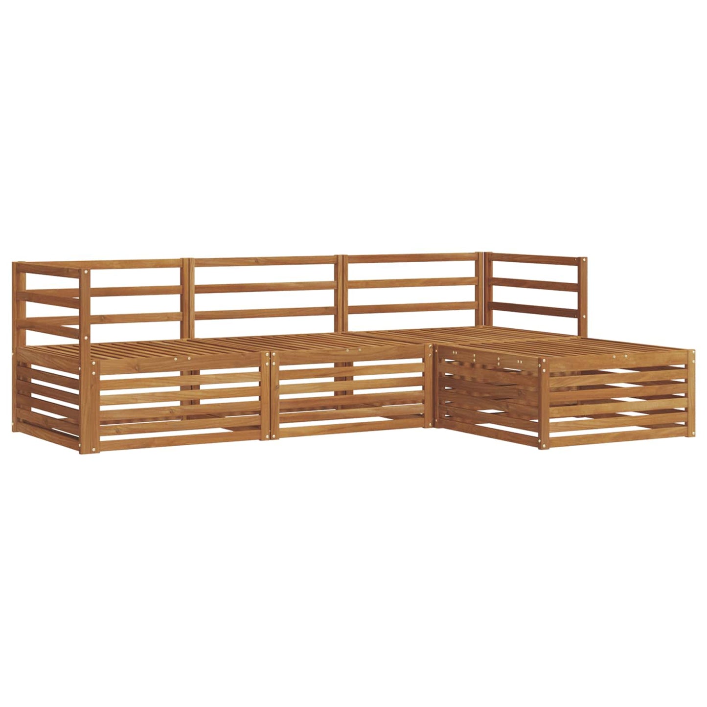 Utendørs sofa-sett Naturlig 245,5 x 162,5 x 73 cm