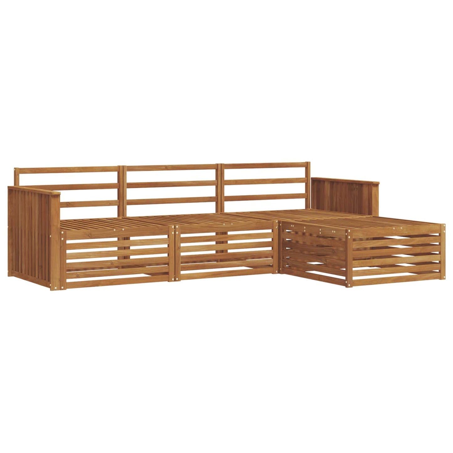 Utendørs sofa-sett Naturlig 249,5 x 162,5 x 73 cm