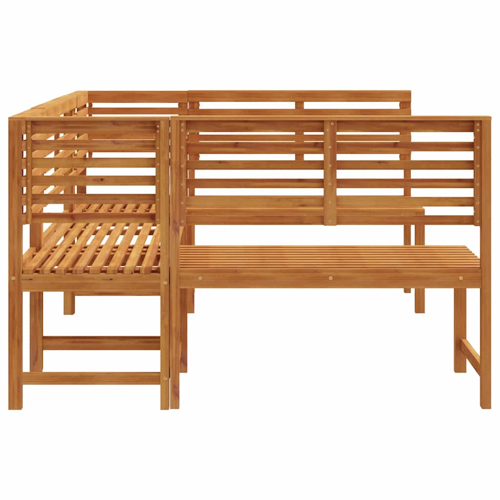 Hagebenk Set 5 pcs Brun Solid akasietre