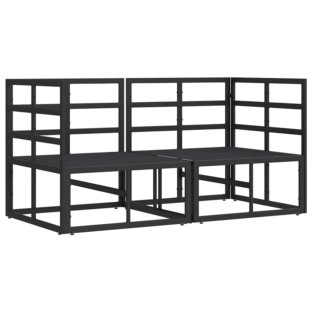 Utendørs Møbler 2 Stk Svart og Anthracite 71,5 x 71,5 x 71 cm