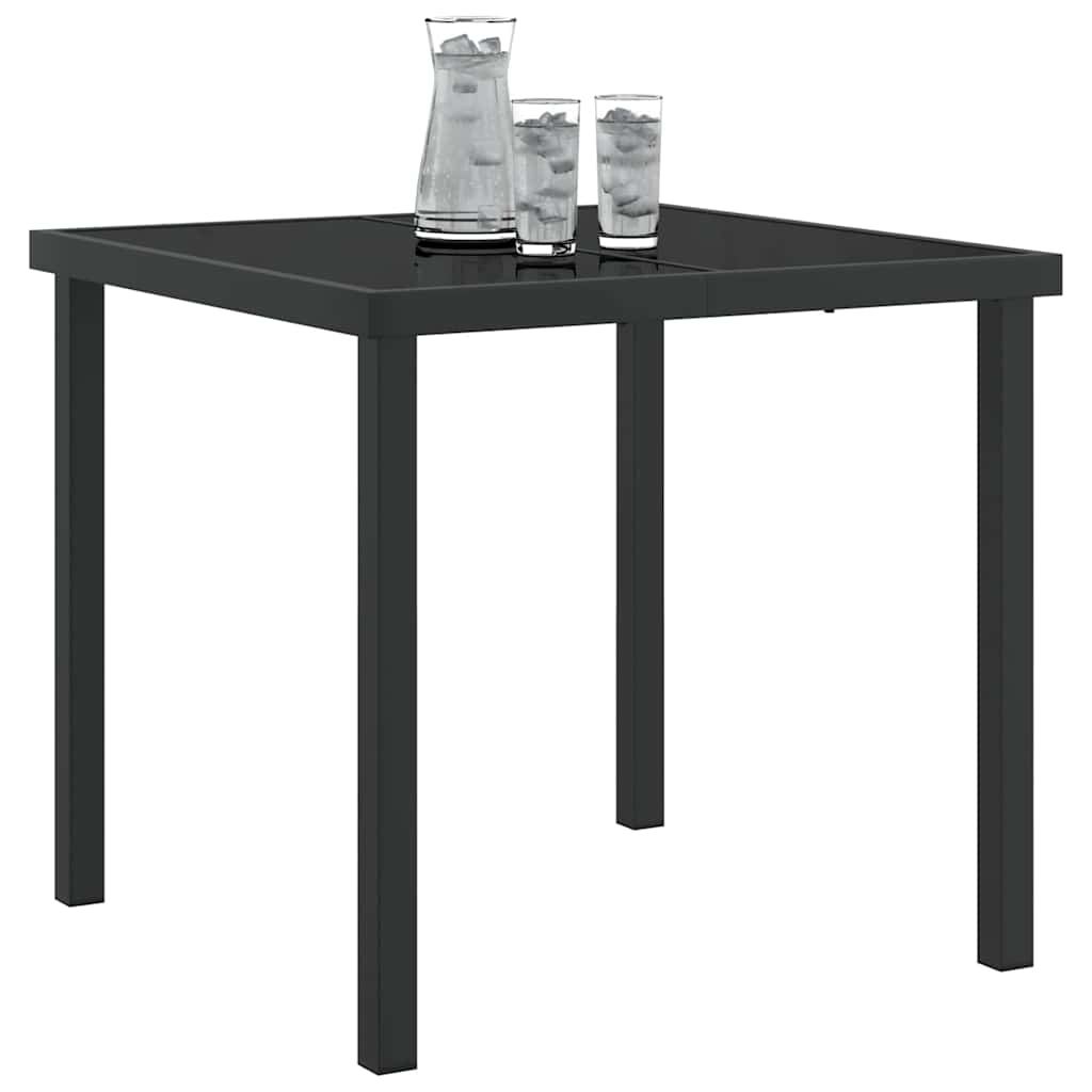 Hagebord Svart 80 x 80 x 73 cm Metall