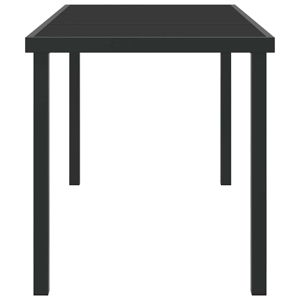Hagebord Svart 140 x 70 x 73 cm Metall