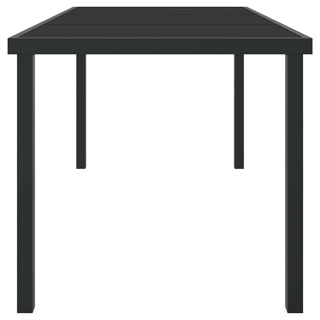 Hagebord Svart 160 x 80 x 73 cm Metall