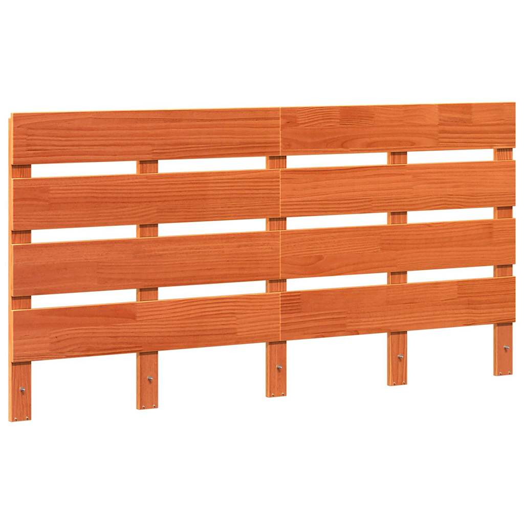 Hodegavl med hodegjerde Brun 140,5 x 3 x 80 cm Massiv furu
