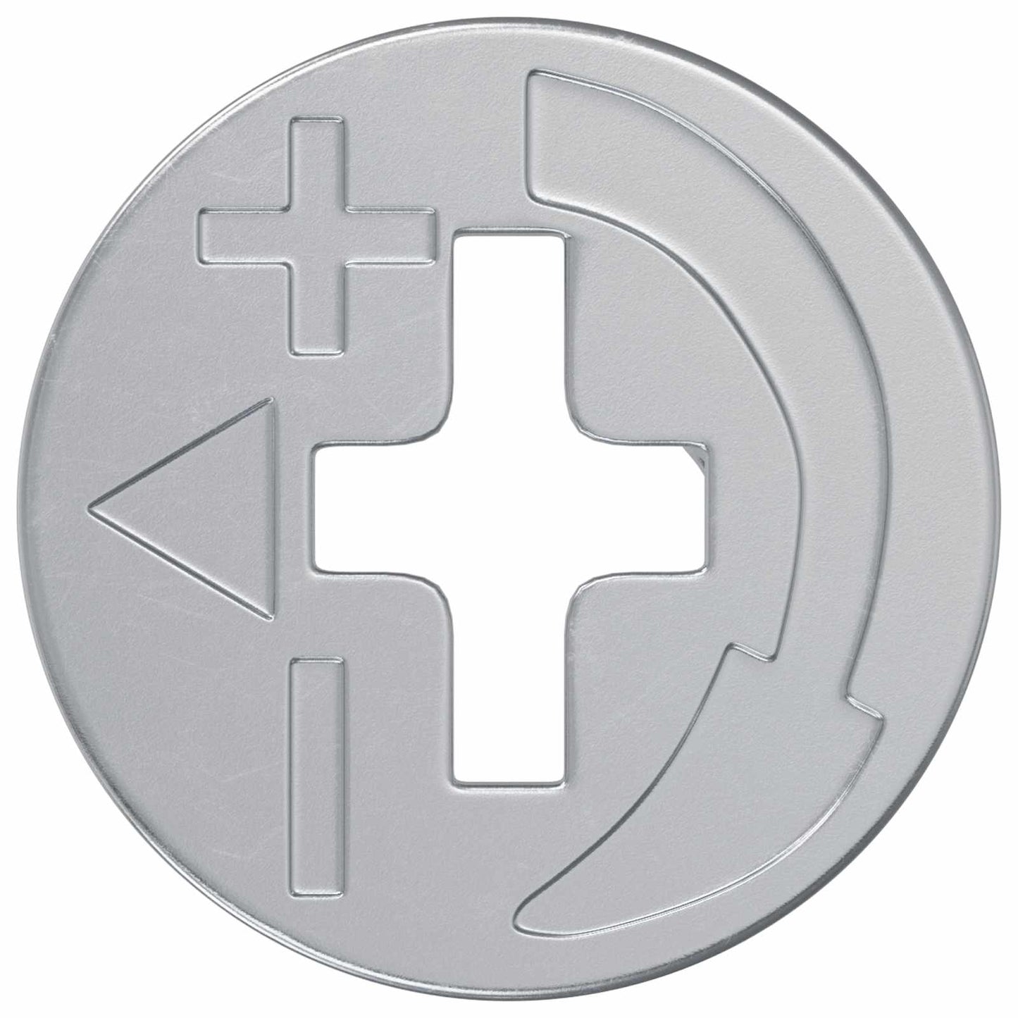Kamelåsemuttere 2 pcs sølv 15 x 11,5 mm Metall