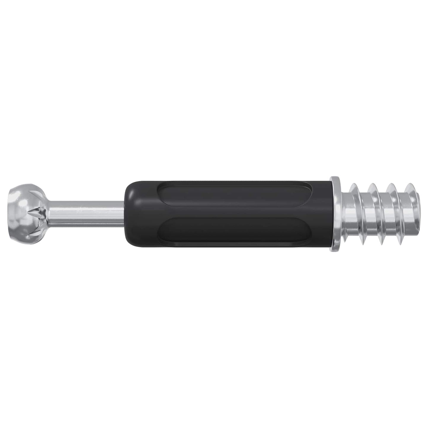 Kam-lock skrue 12 pcs Sølv og svart M6 x 40 mm Metall