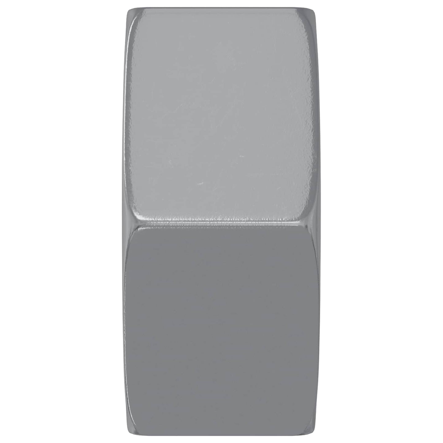 Sekskantmutter 12 pcs sølv M6 Metall