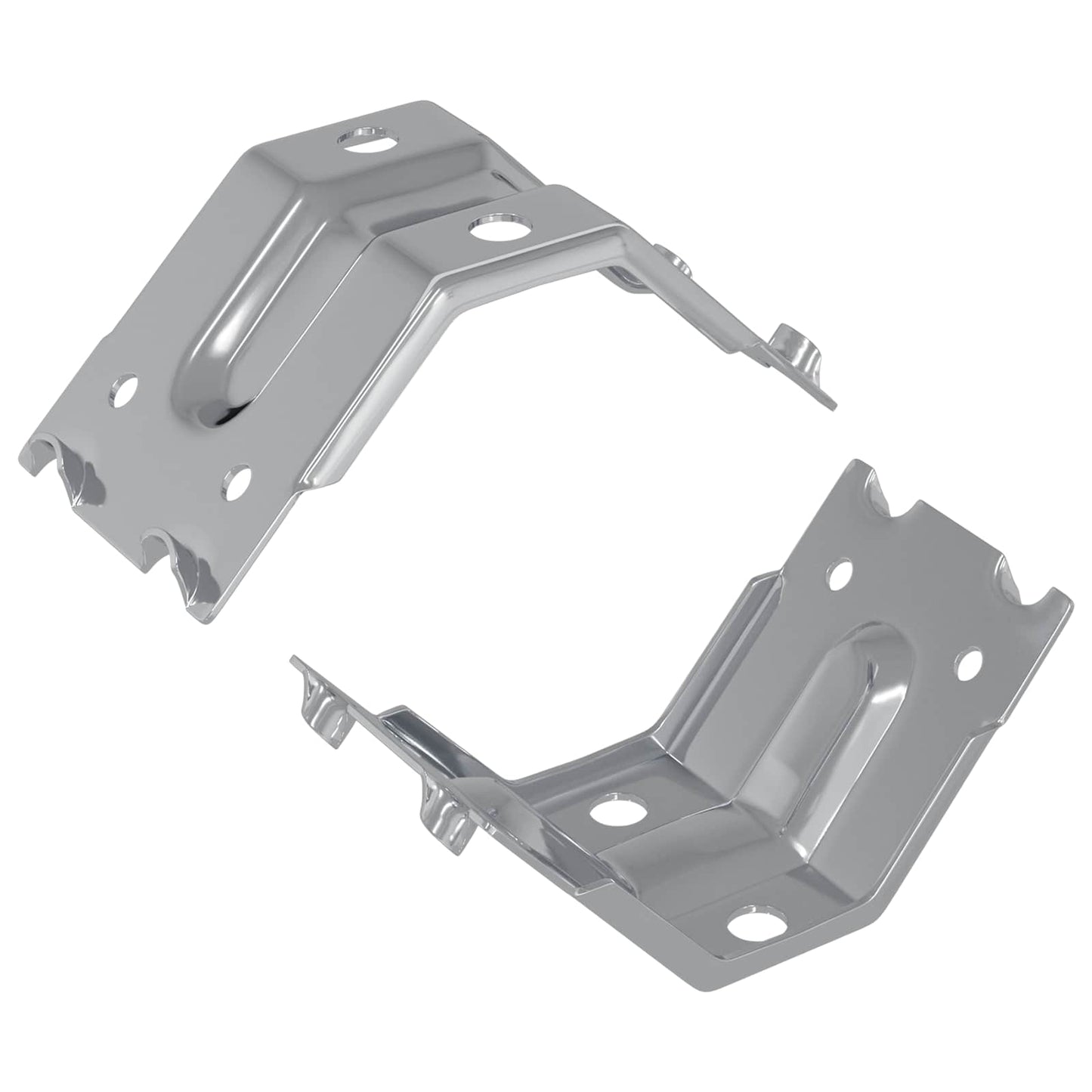 Konsoll 2 pcs Sinkbelagt 106 x 55 x 1,5mm Stål