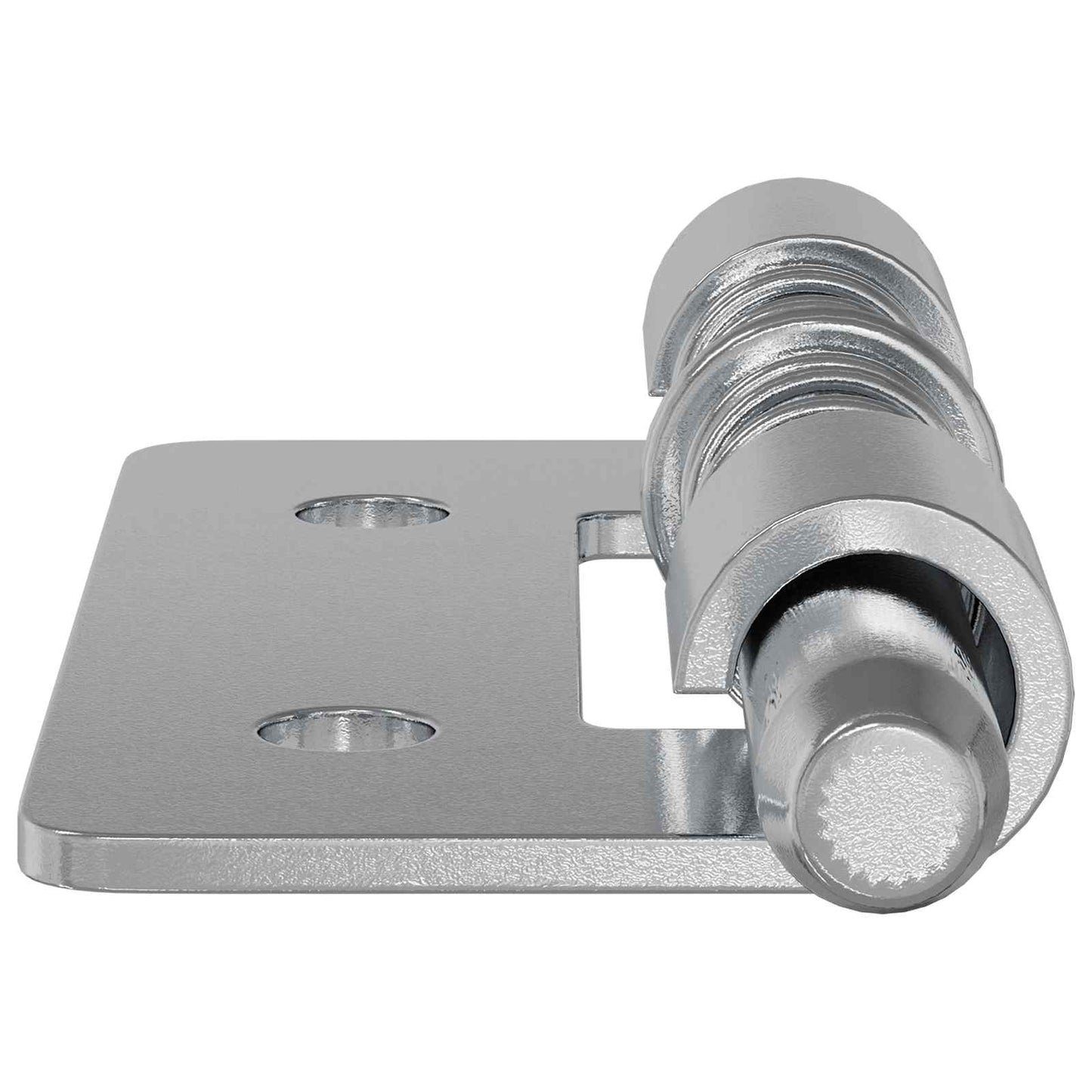 Lås 2 pcs sølv 46 x 17 x 1,2 mm Stål