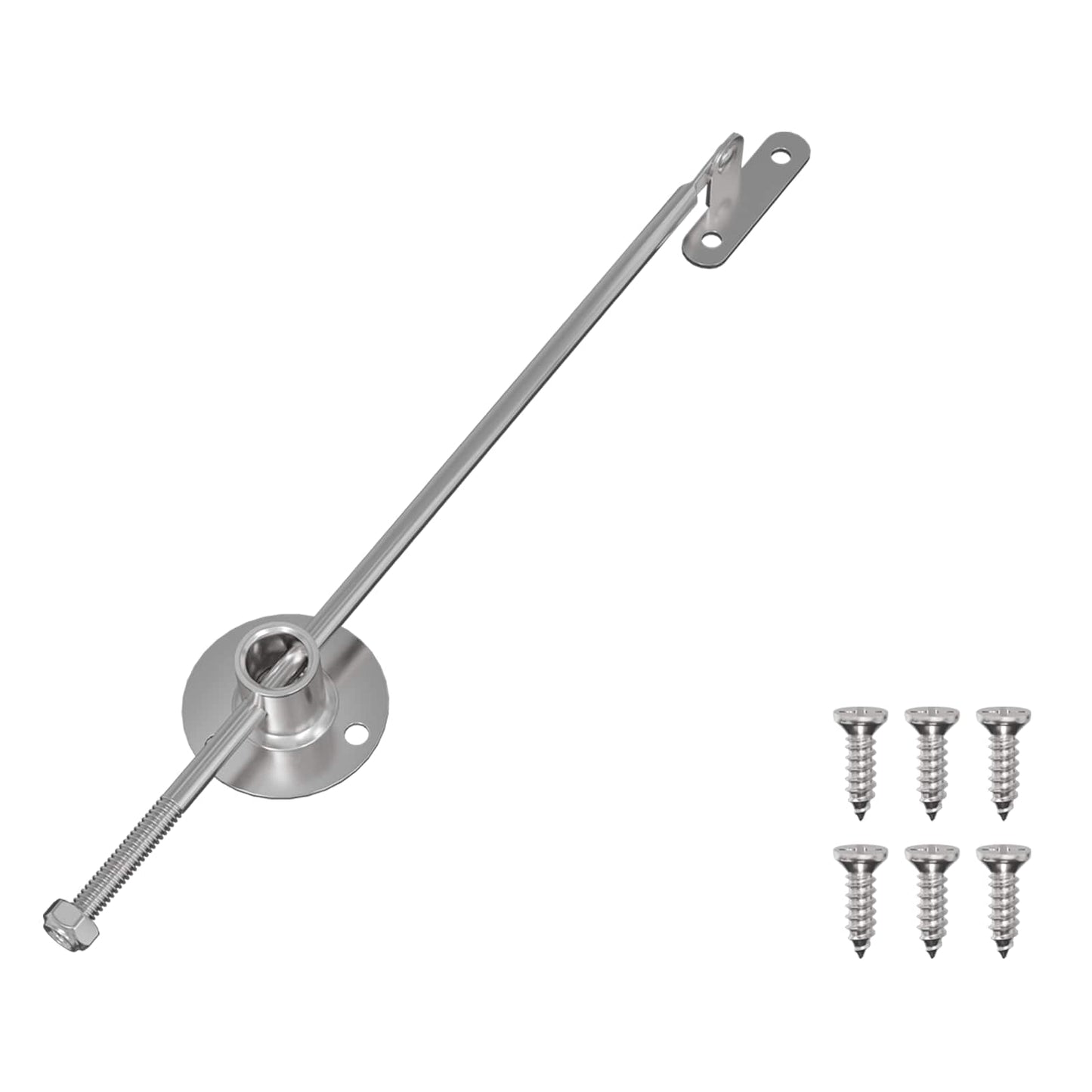 Trekkstang Hengsel 12 pcs sølv 190 mm Metall