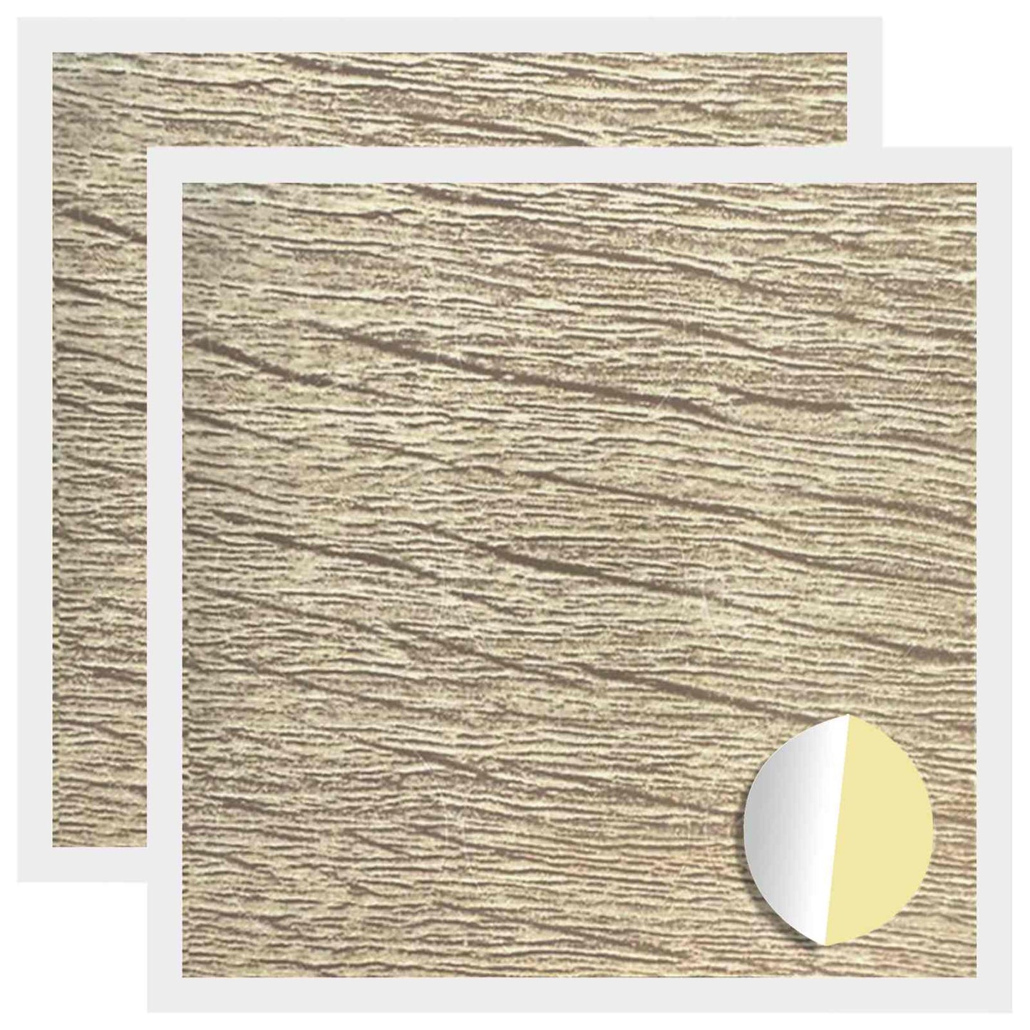 Klebende skrue deksel 2 pcs Sonoma eik Ø 20 x 0,5 mm