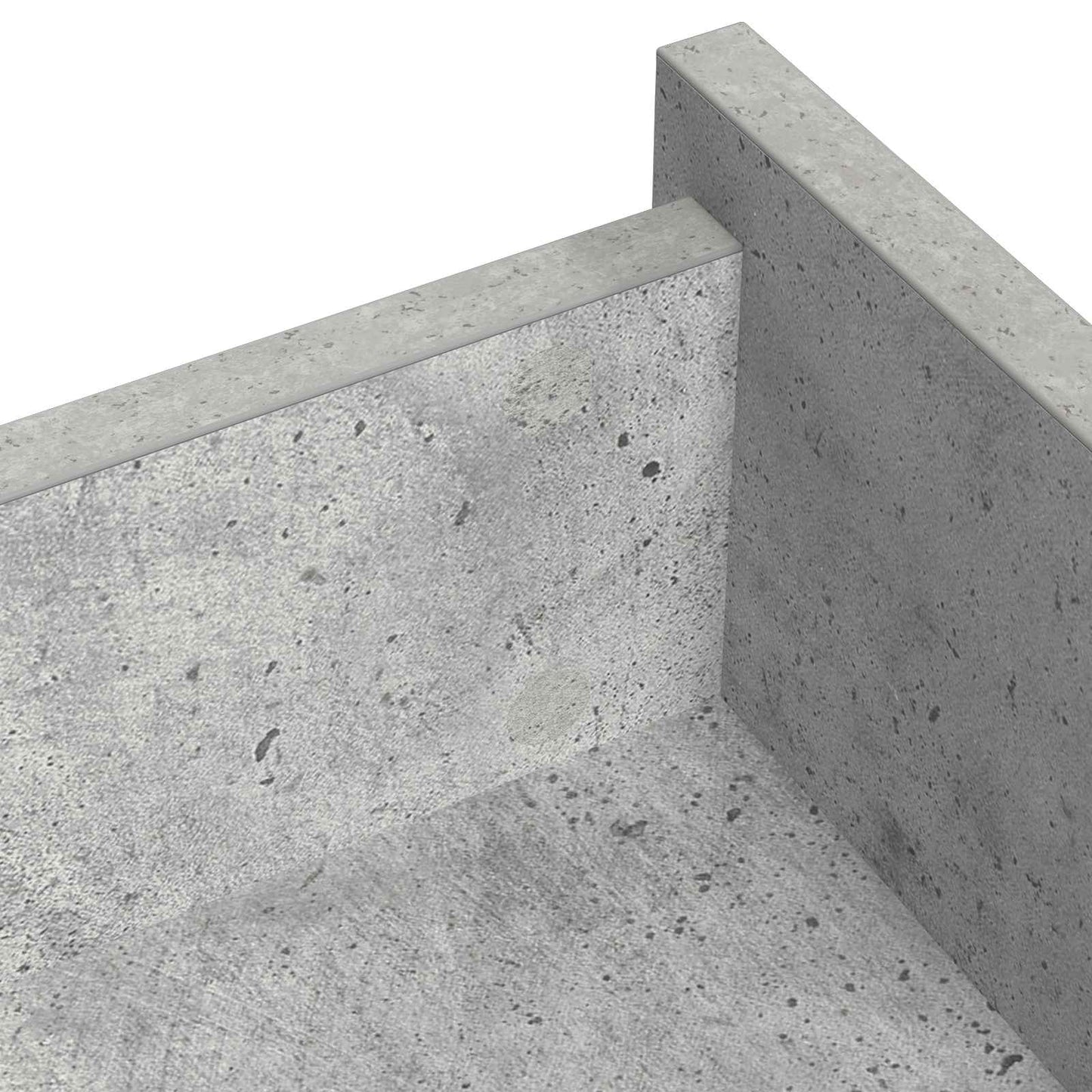 Klebende skrue deksel 12 pcs Betonggrå Ø 20 x 0,5 mm