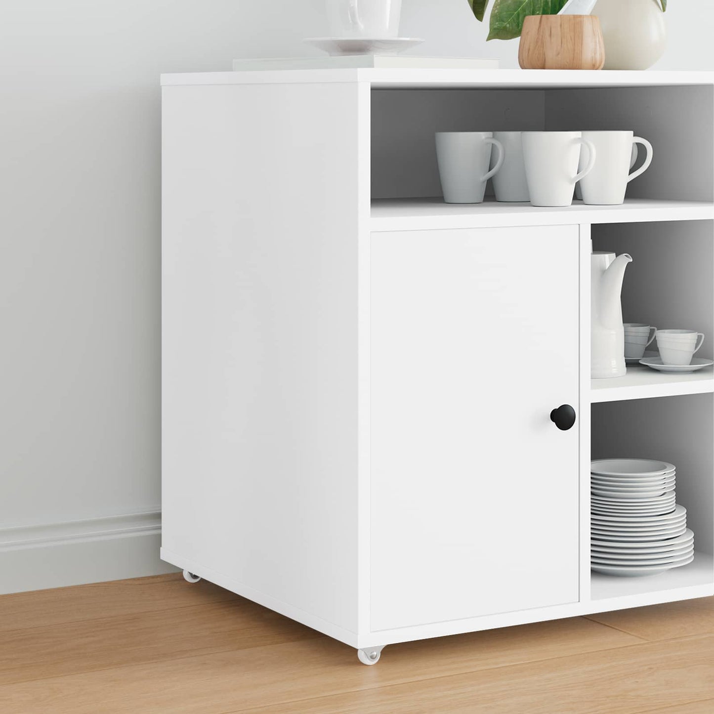 Hjul 2 pcs Hvit 42 x 11,5 x 29 mm Jern