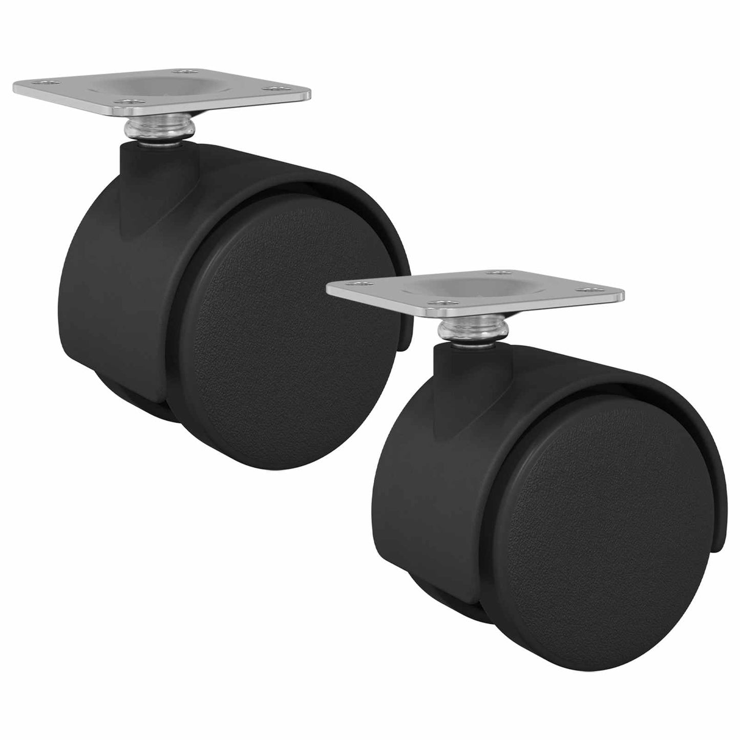 Svinghjul 2 pcs Svart 39,5 x 39,5 x 37,8 mm Jern og PP