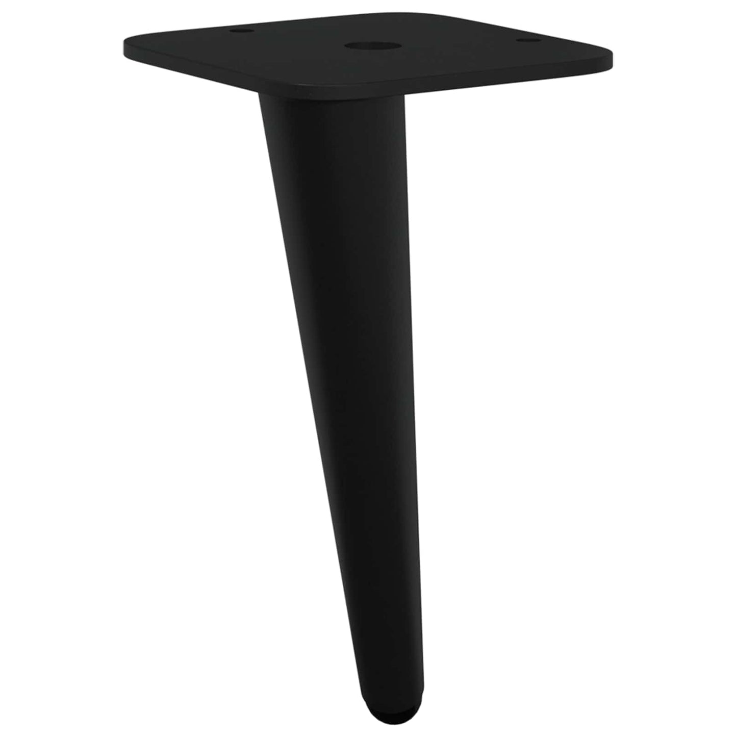 Stående føtter 2 pcs Svart 56 x 56 x 100 mm Jern