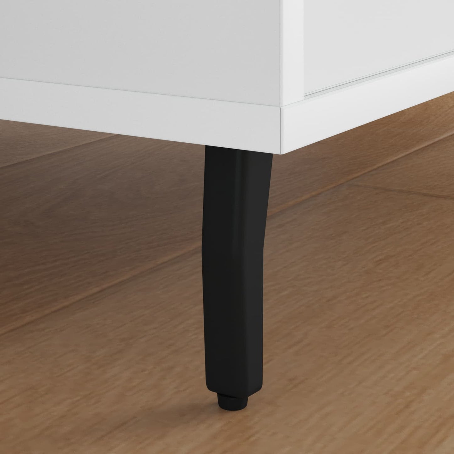Stående føtter 2 pcs Svart 40 x 40 x 100 mm Jern