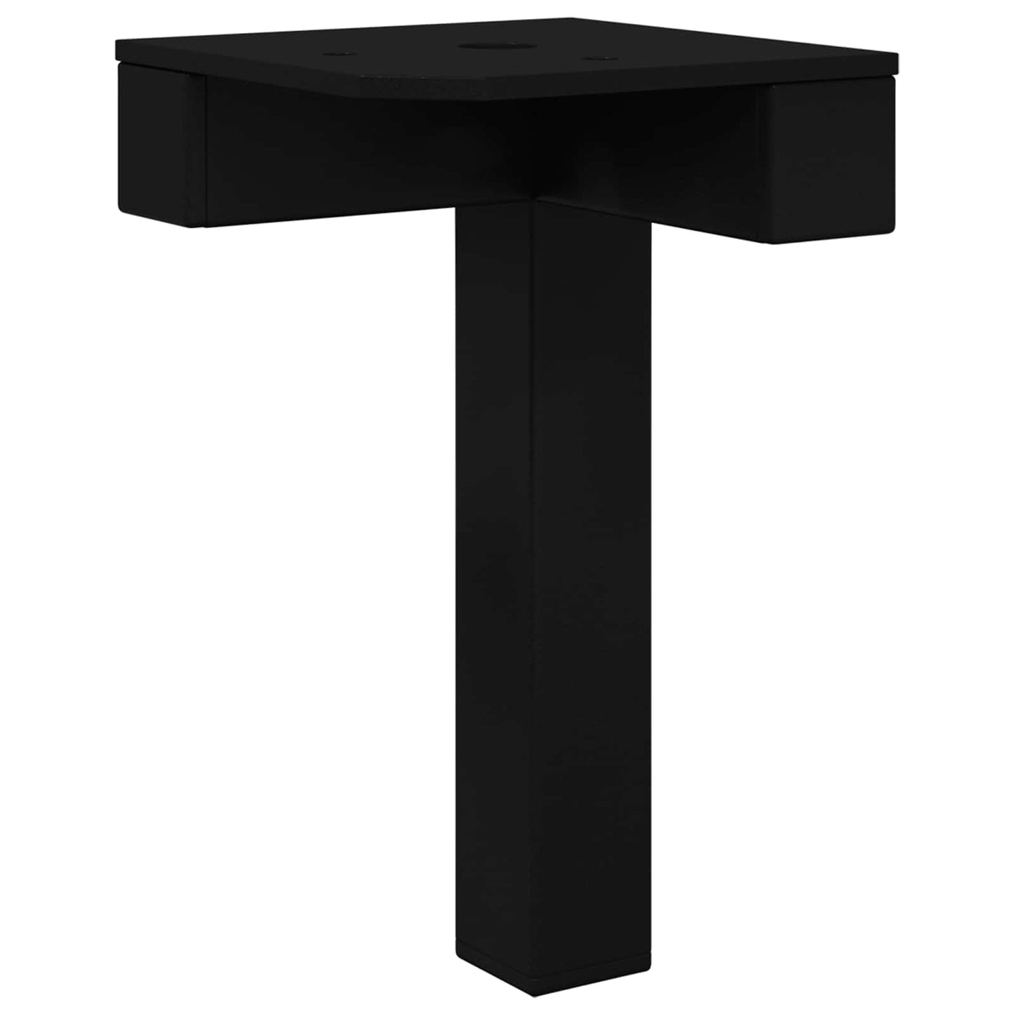 Stående føtter 2 pcs Svart 57 x 57 x 100 mm Jern