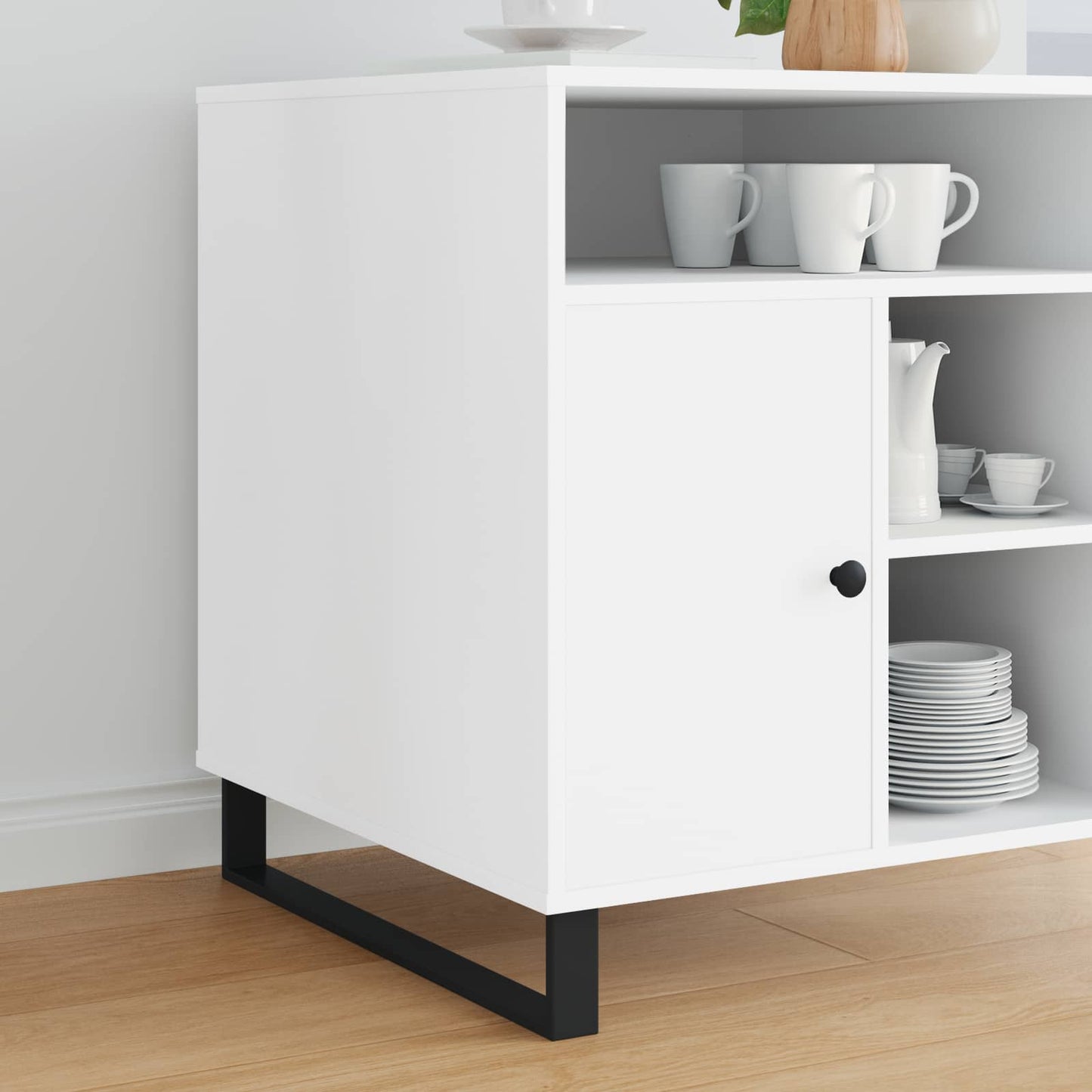 Møbelføtter 12 pcs Svart 596 x 40,5 x 100 mm Jern