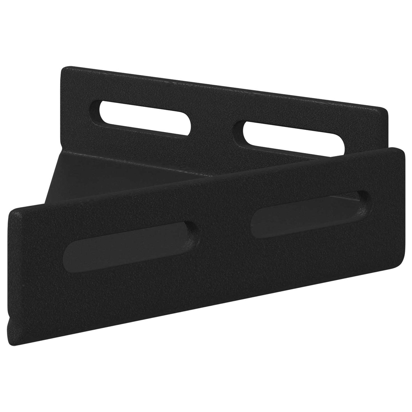 Hjørnestøtte 12 pcs Svart 138,5 x 50,5 x 16 mm Jern
