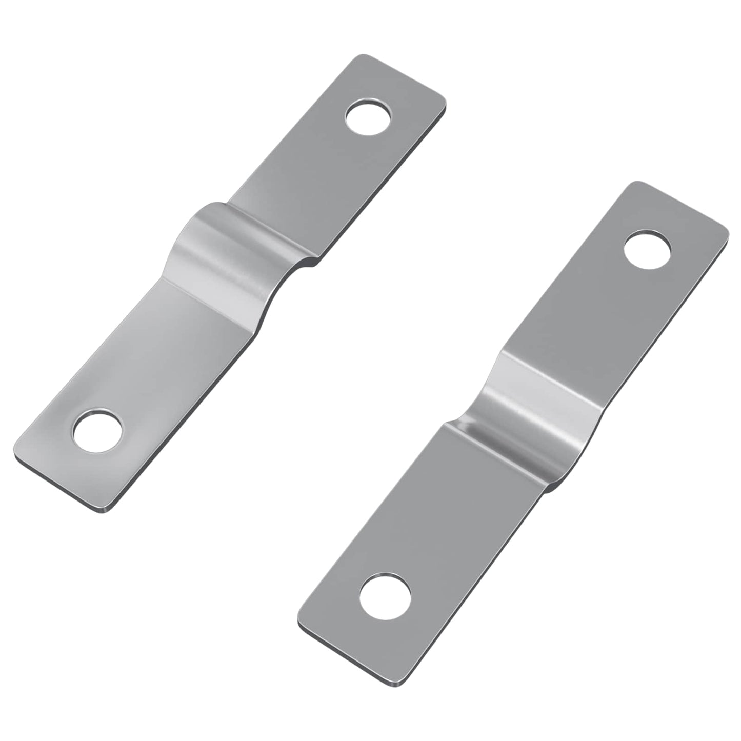 Slagleplate 2 pcs sølv 50 x 10 x 1,2 mm Jern