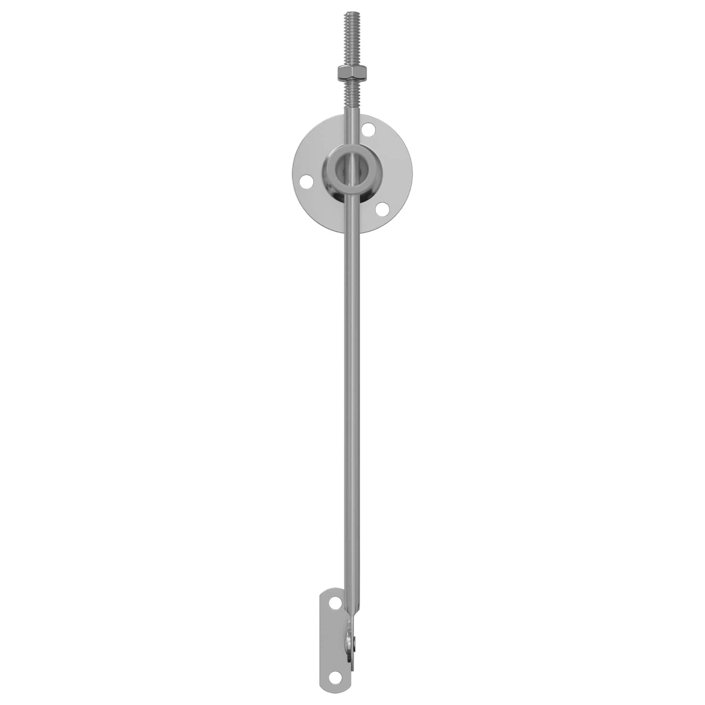 Lokkstøttehengsel 2 pcs sølv 194 x 36 x 18 mm Jern
