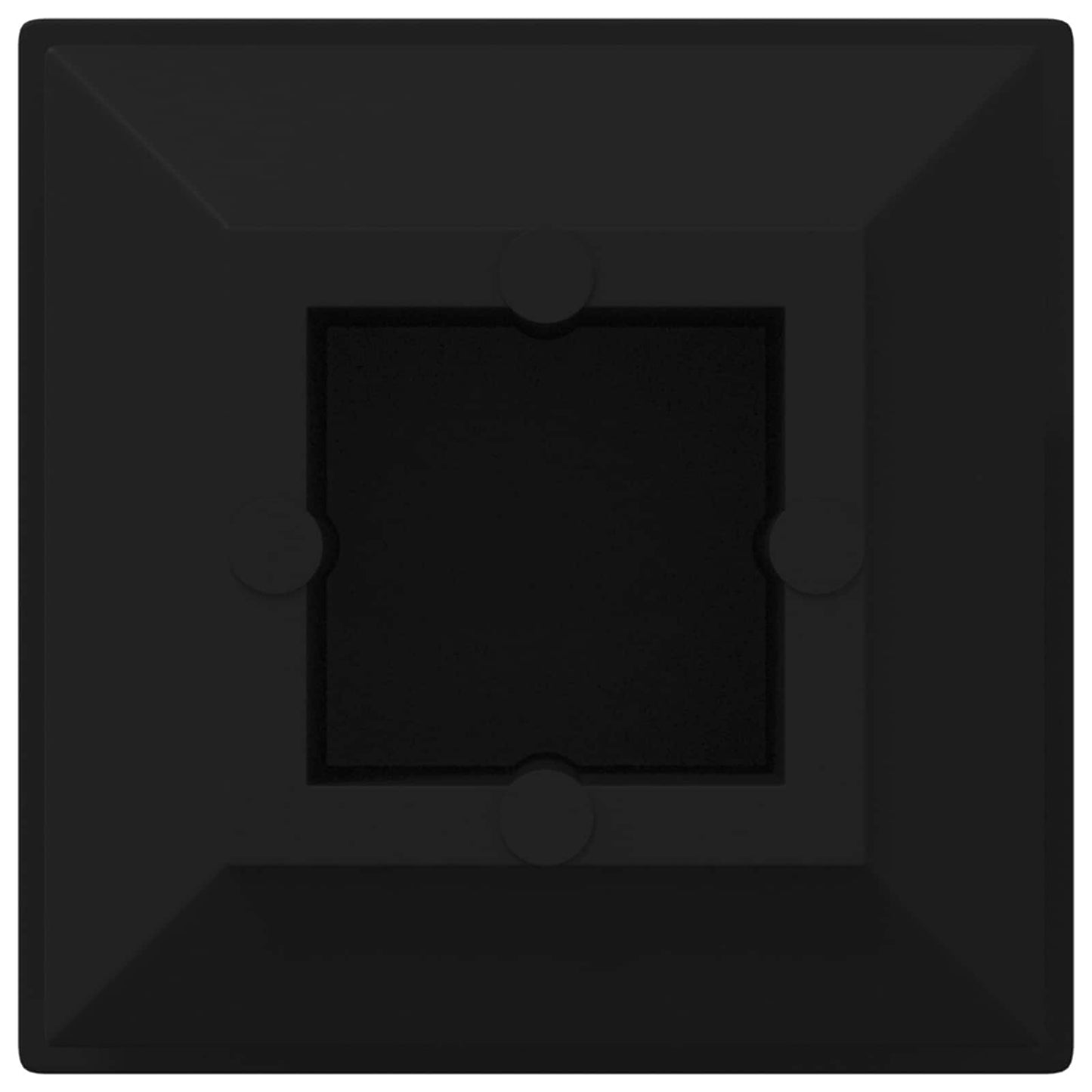 Endelokk 10909 pcs Svart 15 x 15 x 15 mm PP