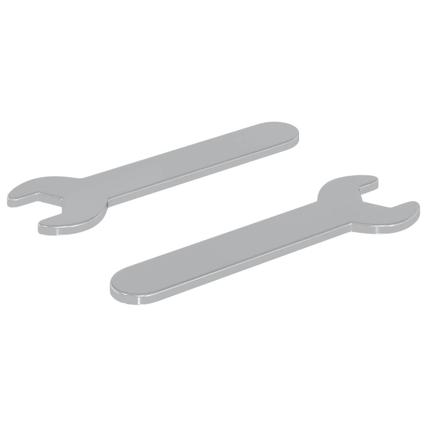 Skiftenøkkel 2 pcs sølv 10 mm Jern