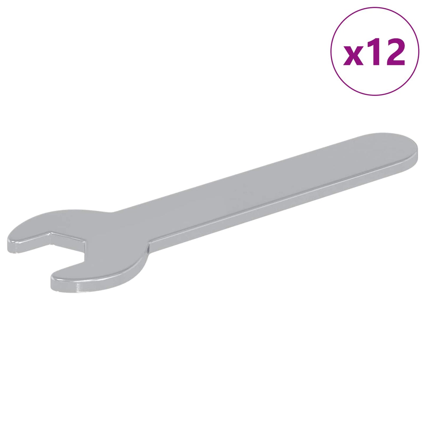 Skiftenøkkel 12 pcs sølv 10 mm Jern